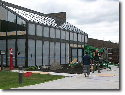 Exterior Window Painting